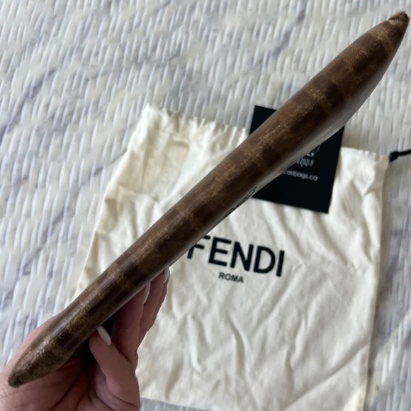 Authentic Fendi FF Pochette - Picture 8 of 10